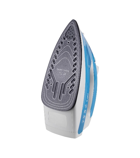 Утюг BBK ISE-2400 бирюзовый/белый, 2400 Вт, 35 г/мин, 140 г/мин, 280 мл