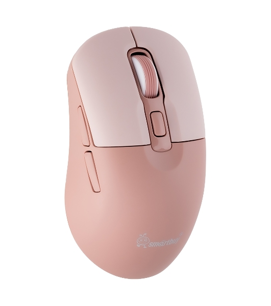Комплект клавиатура+мышь Smartbuy 108AG беспроводной, USB, 1600 DPI, розовый