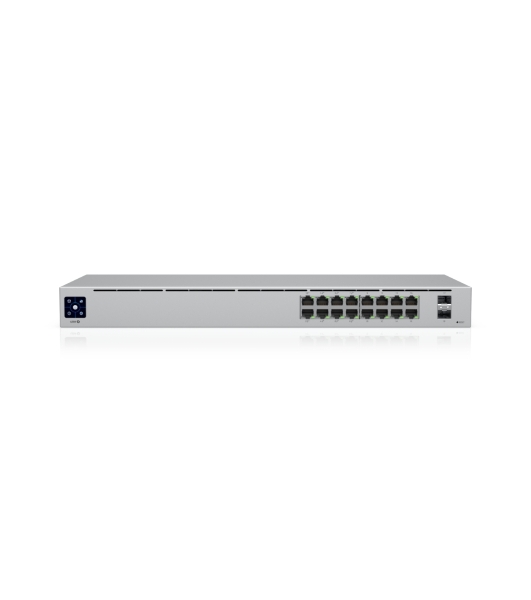 Коммутатор Ubiquiti UniFi USW-16-POE 2SFP 8PoE+ 42W управляемый