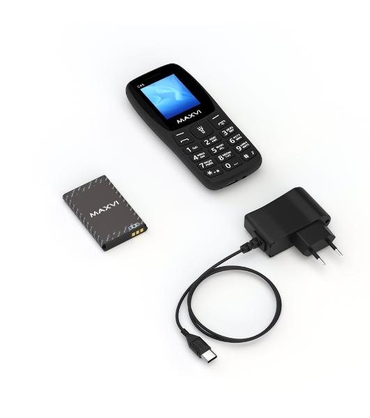 Мобильный телефон Maxvi C45 черный
