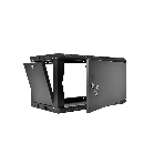 Шкаф телекоммуникационный настенный разборный ЦМО ЭКОНОМ 6U (600 x 650) дверь металл, черный (ШРН-Э-6.650.1-9005), фото4