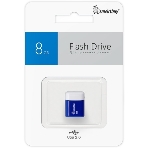 Флешка USB Smartbuy Lara Blue (SB8GBLara-B), 8Gb, USB 2.0, R/W 15/5, белый/синий, фото4