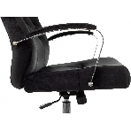 Кресло руководителя Бюрократ T-9928SL Fabric черный Italia Black, крестов. металл хром, фото8