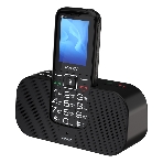 Мобильный телефон Maxvi RT-04 + док-станция, черный, фото 1