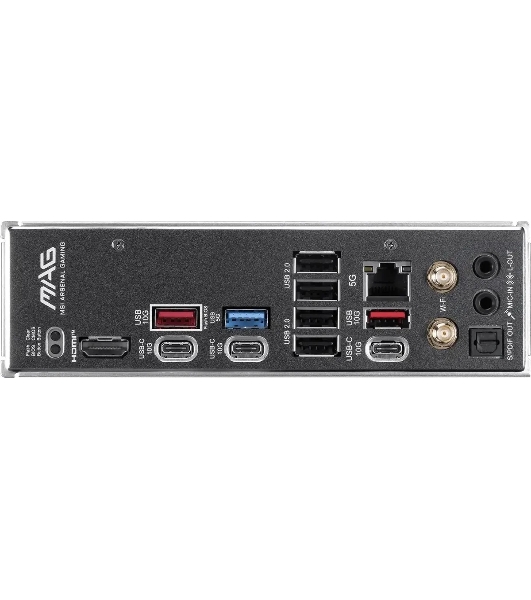 Материнская плата MSI MAG B850 TOMAHAWK MAX WIFI II, AM5, AMD B850, 4xDDR5, 4xSATA, 4xM.2, 1xPCIe 5.0 x16, 1xPCIe 4.0 x16, 1xPCIe 3.0 x16, 1xHDMI, 1xDP, 1x5Gb LAN, Wi-Fi 7, Bluetooth 5.4, 3xUSB-C 10Gbps, 2xUSB-A 10Gbps, 1xUSB-A 5Gbps, 4xUSB-A 2.0, 3x3.5 мм + S/PDIF оптический, 7.1, чёрный, ATX