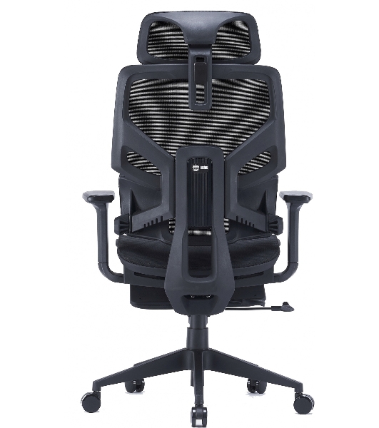 Кресло Cactus CS-CHR-MC01-BK черный, сетка, подголовник