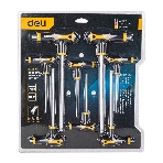 Набор шестигранных ключей с шаром Deli DL233208 8 шт. Материал: CR-V. Спецификация: 2x75 мм/2,5x75 мм/3x100 мм/4x100 мм/5x150 мм/6x150 мм/8x200 мм/10x200 мм Удобная рукоять., фото3