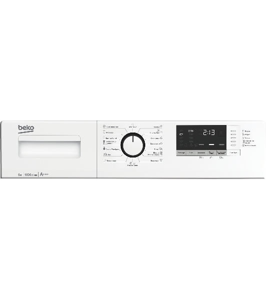 Стиральная машина Beko WRE6512ZAW (R) белый, загрузка фронтальная 6 кг, 1000 об/мин., класс: А