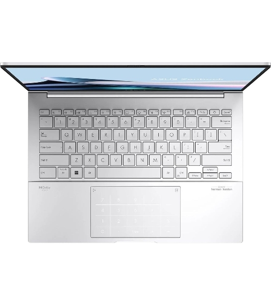 Ноутбук Asus Zenbook UX3405CA-ST1093/14'/OLED/Intel Core Ultra 9 285H/32Gb/512Gb SSD/Intel Graphics/noOS/серебристый/1.2kg