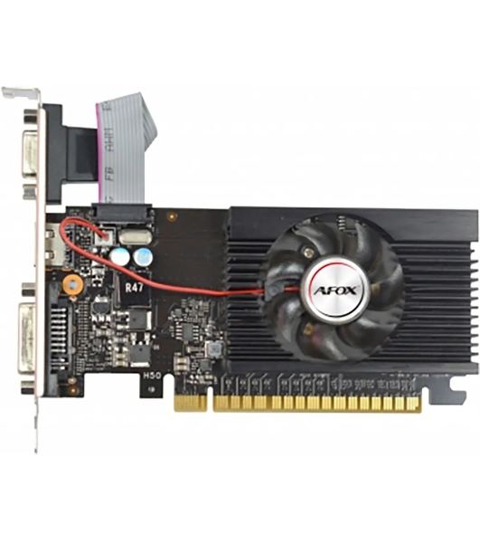 Видеокарта AFOX GT730 2Gb DDR3 PCI-E2.0 2ГБ DDR3, 128 бит, DVI-I, HDMI, VGA (D-Sub), GPU 700 МГц