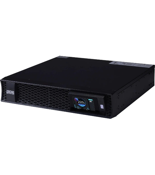 Источник бесперебойного питания Powercom Next, On-Line, 1500VA/1500W, Rack/Tower, 8*IEC320-C13, LCD, Serial+USB, SmartSlot, подкл. доп. Бат.