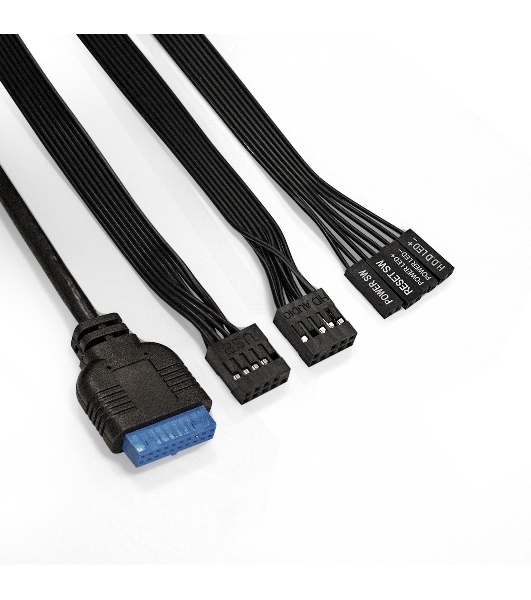 Компьютерный корпус Miditower ExeGate EVO-8243-EVO800 (ATX, БП EVO800RGb с вент. 12 см, 2хUSB+1хUSB 3.0, черный, 3 вент. с RGb подсветкой, боковая панель - закаленное стекло)