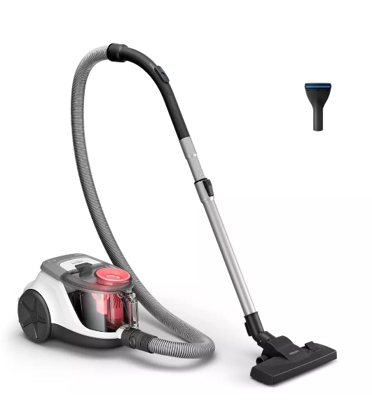 Пылесос Philips XB2042/01 белый/персиковый, 360/1800 Вт, уборка сухая, пылесборник контейнер 1.3 л