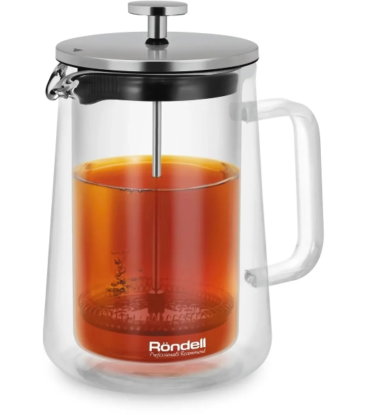 Френч-пресс с двойными стенками 1,0 л Rondell RDS-1824 Eletto