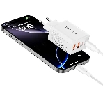 Сетевое зарядное устройство Vention на 4 порта GaN 50W USB (C+C+A+A) белый, фото3