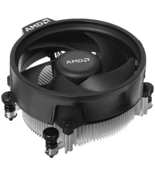 Кулер для процессора AMD Wraith Stealth OEM, 92 мм, алюминий, 2600 об/мин, 30 дБ, 4 pin PWM, 65 Вт, высота 55 мм