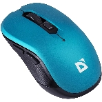 Мышь беспроводная Defender Gassa MM-105 бирюзовый, 1600 dpi, радиоканал, USB, кнопки - 6, фото6