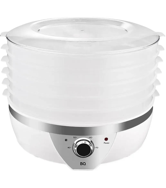 Сушилка для овощей и фруктов BQ FD1002 белый-стальной