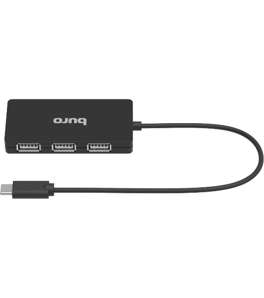 USB-концентратор Buro BPH-C-1730, USB-C, USB 2.0 4 порта, USB-C