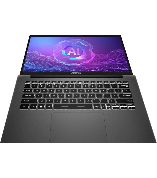 Ноутбук MSI Modern A14 AI+ F3HMG/14'/IPS/AMD Ryzen AI 5 330/16GB/512GB SSD/AMD Radeon Graphics/DOS/серый/1.5kg