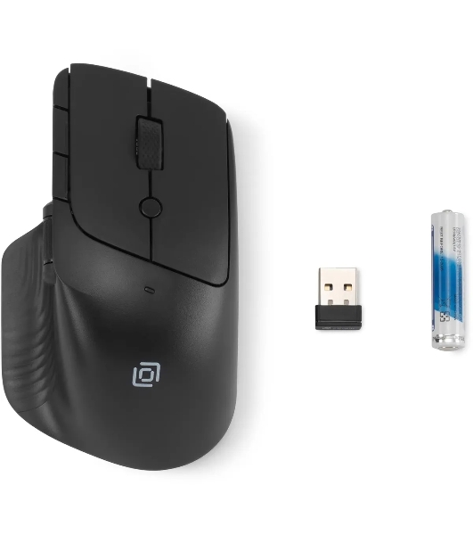 Мышь беспроводная Oklick 501MW черный, 2400 dpi, радиоканал, USB, кнопки - 6