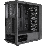 Компьютерный корпус Miditower ExeGate EVO-8243-EVO800 (ATX, БП EVO800RGb с вент. 12 см, 2хUSB+1хUSB 3.0, черный, 3 вент. с RGb подсветкой, боковая панель - закаленное стекло), фото6
