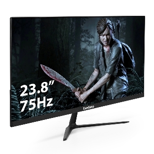 Монитор 23.8' ExeGate ProSmart EV2407A VA 1920x1080, 75 Гц, 5 мс, 16:9, 280 кд/м2, 1xHDMI, 1xVGA, 1x3.5 мм, черный