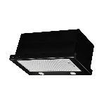 Встраиваемая вытяжка Kuppersberg SLIMTURBO 60 B, 60 см, отвод/рециркуляция, 1500 м3/час, механическое управление, 3 скорости, освещение 2х2 Вт, металлические жироулавливающие фильтры, угольный фильтр KF-ES (опция), 63.4 дБ, обратный клапан, шхвхг:55.2x25.5x28см, черный, фото4