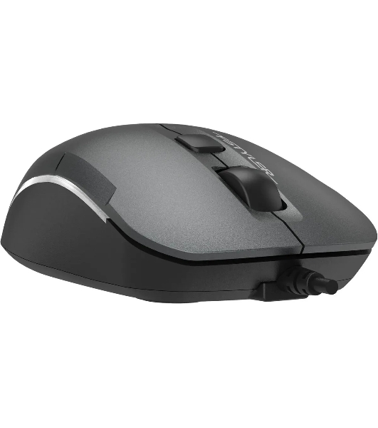 Мышь проводная A4Tech Fstyler FM26 серый/черный, 1600 dpi, USB, кнопки - 4