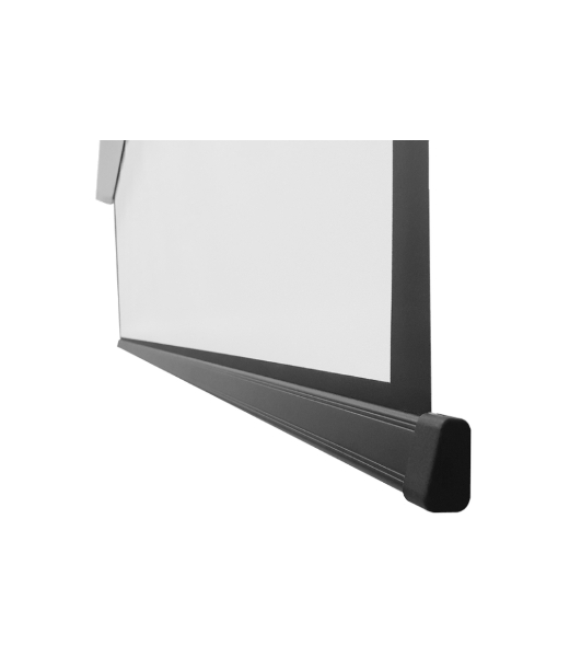 Экран с электроприводом Lumien Master Control 163х220 см (раб. область 119х212см) (95') High Contrast черная кайма сверху 40 см 16:9