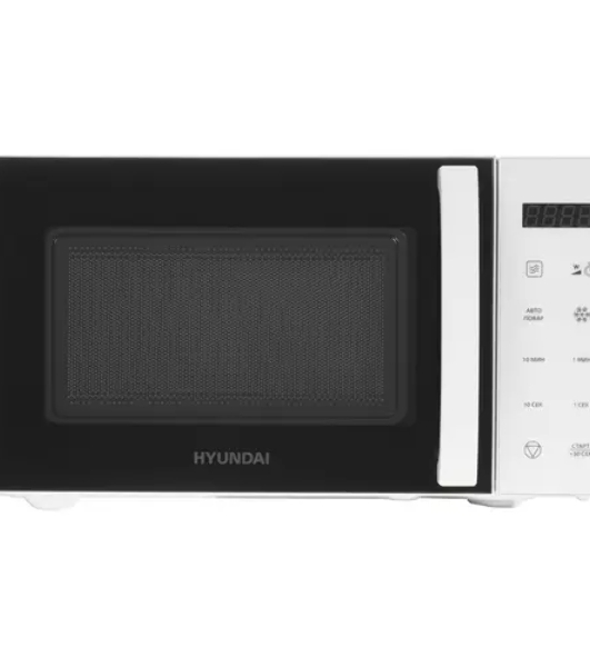 Микроволновая печь Hyundai HYM-D3029 белый/черный, 20 л, 700 Вт, переключатели - мембранные кнопки
