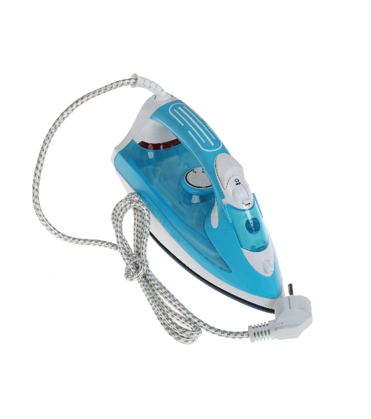 Утюг BBK ISE-2400 бирюзовый/белый, 2400 Вт, 35 г/мин, 140 г/мин, 280 мл