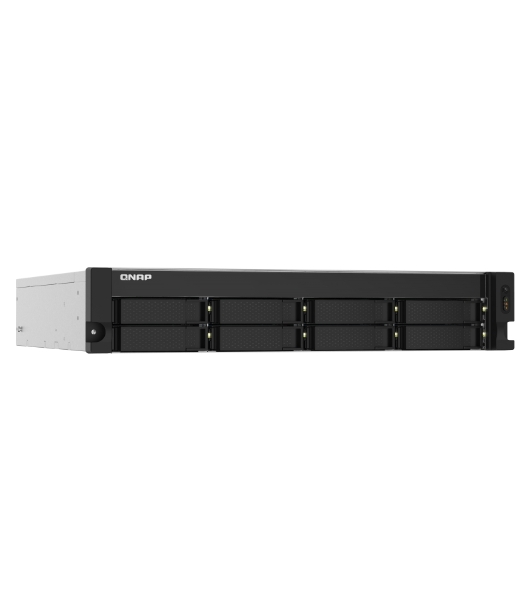 Сетевое хранилище без дисков SMB QNAP TS-832PXU-4G 8-Bay AL324 quad-core 1.7 GHz 2U rackmount NAS, 4Gb DDR4 UDIMM RAM (max 1x16Gb), SATA 6Gb/s, 2x 10GbE SFP+ LAN, 2x2.5 GbE LAN, 1x PCIe Gen2 x2 slot. W/o RAIL-B02