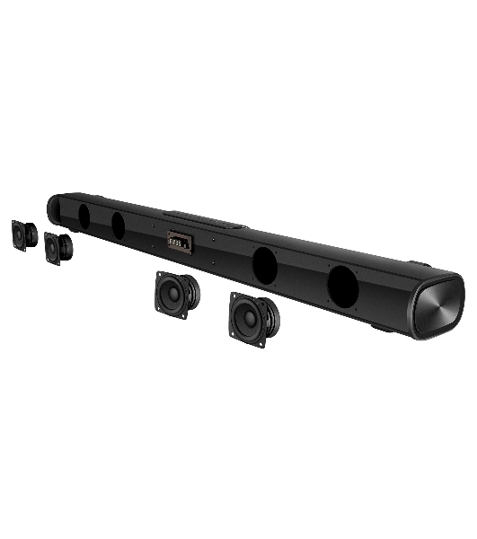 Саундбар SVEN SB-2200D черный (2 x 60W, Bluetooth сабвуфер 180W, пульт ДУ, LED-дисплей, HDMI, USB)