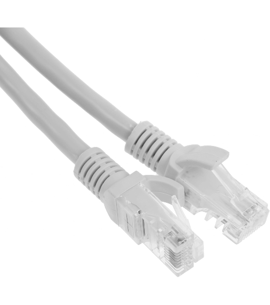 Патч-корд Premier PP6U-3M 10000Гбит/с UTP 4 пары cat.6 CCA molded 3м серый RJ-45 (m)-RJ-45 (m)