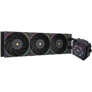 Система жидкостного охлаждения Thermalright Hyper Vision 360 ARGB Soc-AM5/AM4/1151/1200/2066/2011/1700 черный 4-pin 29.6dB Al LCD Ret (H-VISION-360-BL-ARGB)