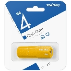Флешка USB Smartbuy CLUE Yellow (SB4GbCLU-Y), 4Gb, USB 2.0, R/W 15/8, желтый, фото 1