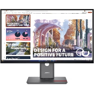 Монитор Lenovo 27' ThinkVision P27QD-40 черный IPS LED 4ms 16:9 HDMI матовая HAS Piv 1500:1 350cd 178гр/178гр 2560x1440 120Hz DP QHD USB 6.8кг