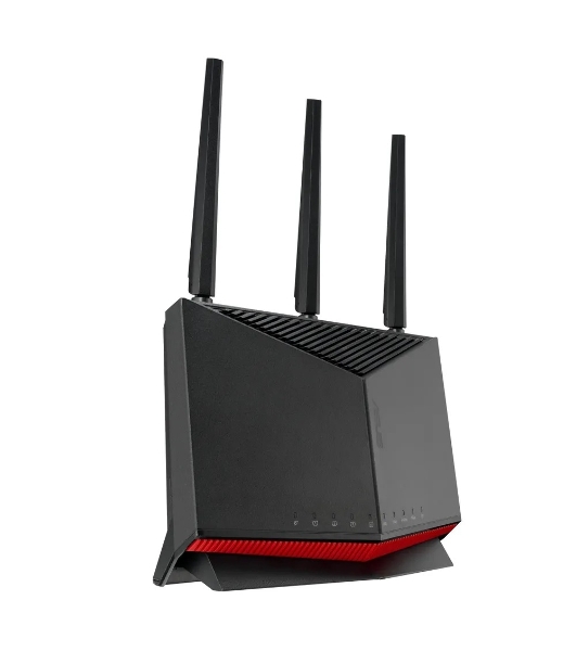 Маршрутизатор ASUS RT-BE86U, черный/красный, 90IG08W0-MO9A0V