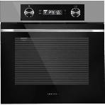 Шкаф духовой электрический Maunfeld AEOH60102S, 60л, дверца с 3 стеклами, нержавеющая сталь, фото 1