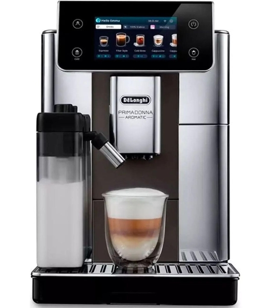 Кофемашина Delonghi Primadonna Aromatic ECAM630.75.TSM 1450Вт серебристый/черный