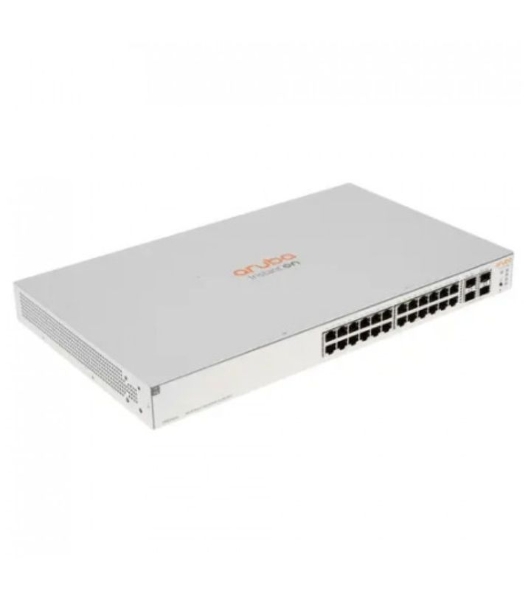 Коммутатор HPE Instant On 1930 JL683B, 24×1 Гбит/с PoE+ + 4×10 Гбит/с SFP+, настраиваемый
