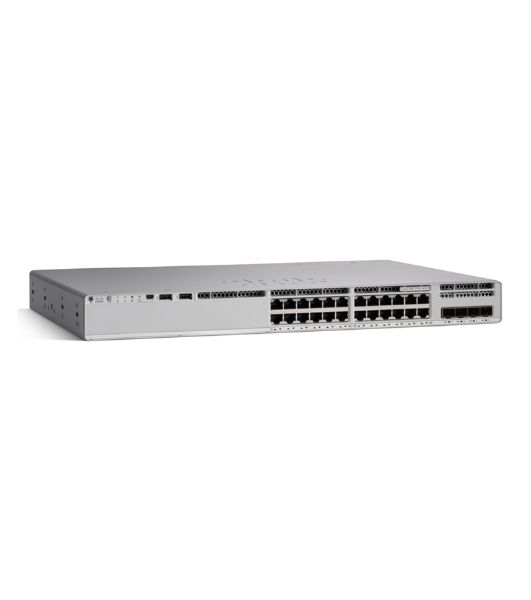 Коммутатор Cisco C9200L-24T-4X-E, 24×1 Гбит/с + 4×10 Гбит/с, управляемый