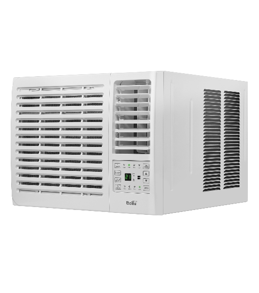 Кондиционер оконный Ballu BWC-07 AC 7000 BTU, 20 м², 49 дБ, охлаждение, осушение, белый