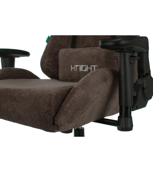Кресло Бюрократ VIKING KNIGHT LT10 FABRIC коричневый, ткань, 120 кг, механизм качания
