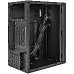 Компьютерный корпус Minitower ExeGate BAA-308-UNS400 (mATX, БП UNS400 с вент. 12см, 2хUSB, HD Audio, черный), фото2
