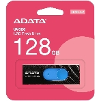 Флешка USB ADATA UV320 (AUV320-128G-RBKBL), 128Gb, USB 3.2, R/W 100/30, черный/голубой, фото2