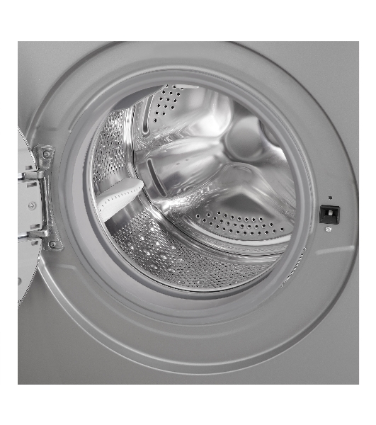 Стиральная машина Korting KWD 58L1496S серебристый, загрузка фронтальная 9 кг, 1400 об/мин., класс: А