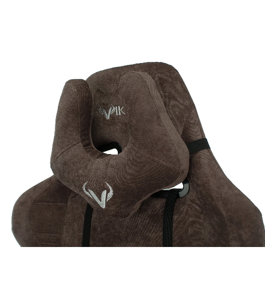 Кресло Бюрократ VIKING KNIGHT LT10 FABRIC коричневый, ткань, 120 кг, механизм качания