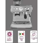 Кофемашина автоматическая Rondell 1105-RE-01 серебристый, исп. кофе - зерновой, 2.8 л, 1550 Вт, 15 Бар., фото4